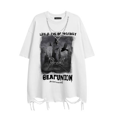 BEAR UNION T Shirts Unisex Crew Neck Moderate Heavyweight
