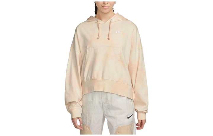 Nike Nike Sweatshirts Unisex Light Orange Hooded Moderate Regular