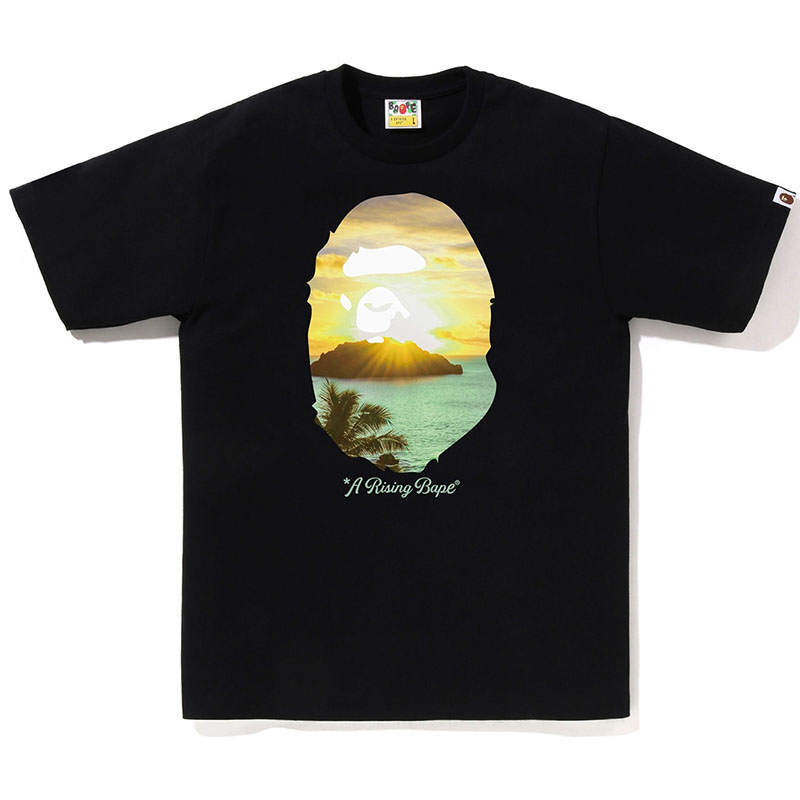 A Bathing Ape logo-print cotton T-shirt