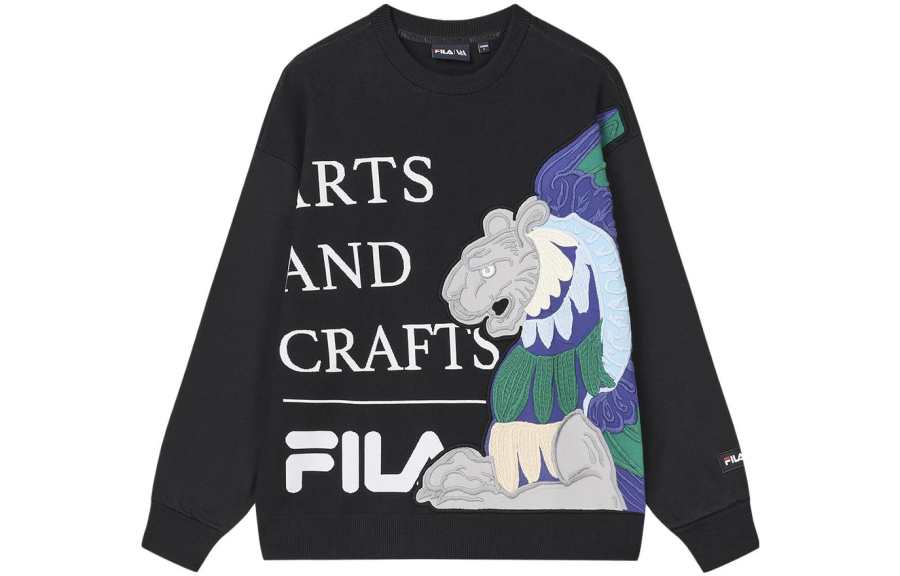 FILA x V&A LIANMINGKUAN Sweatshirt Men's Jet Black