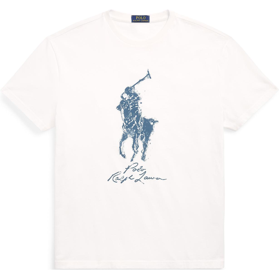 Polo Ralph Lauren SS24 T Shirt Classic Version Men's Nevis Island Ecru