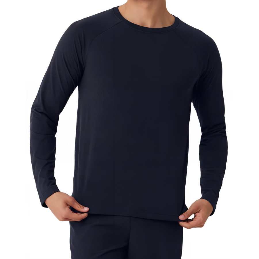 Alo Yoga T Shirts Men's Crew Neck Moderate Straight Fit