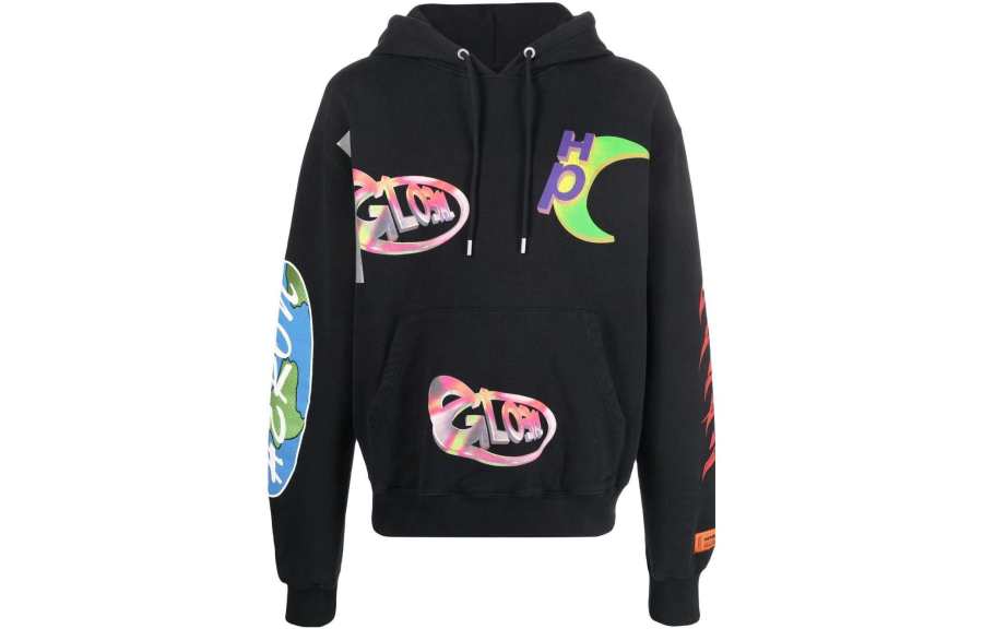 HERON PRESTON Global Print Hoodie