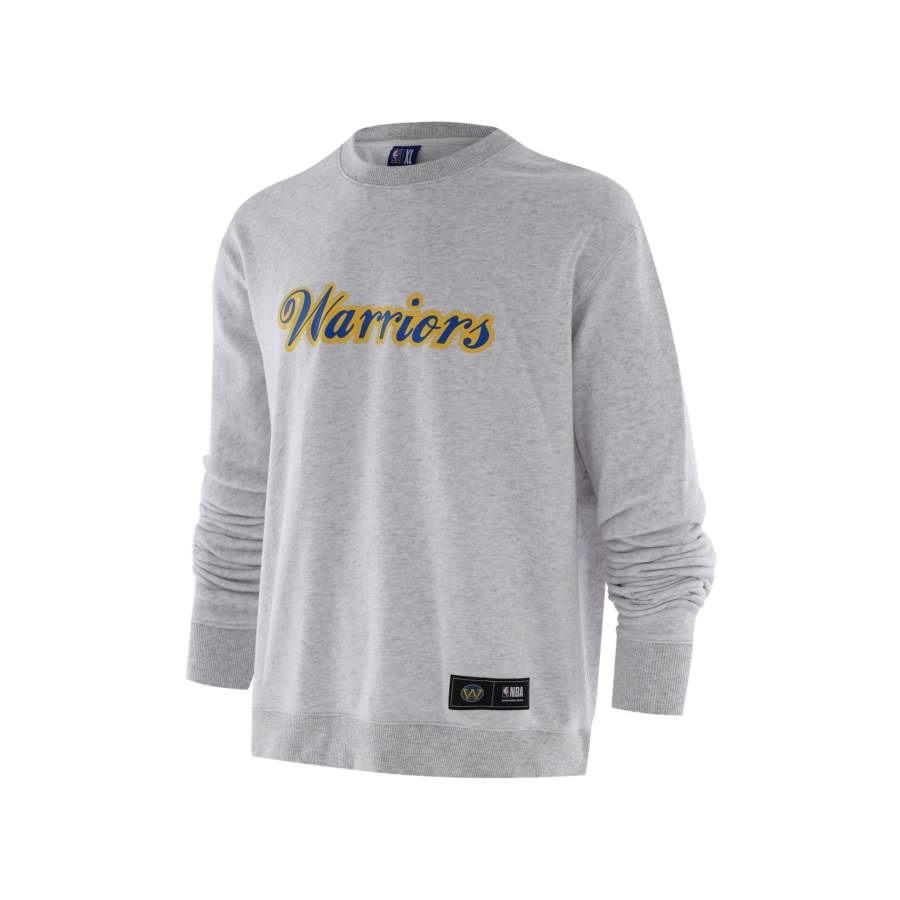 NBA Team Sweatshirts Unisex Golden State Warriors Crew Neck Moderate Regular
