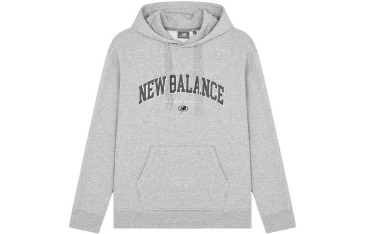 New Balance New Balance Sweatshirts Unisex Gray Hooded Moderate Regular