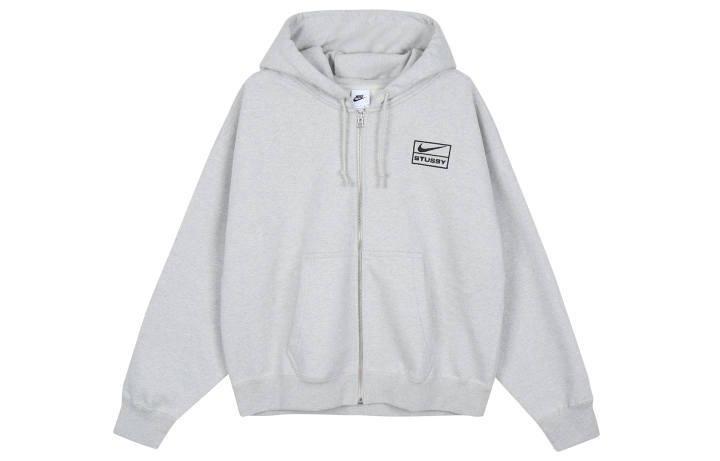 Nike Stussy X Nike Fleece Zip Up Hoodie Asia Sizing FW23