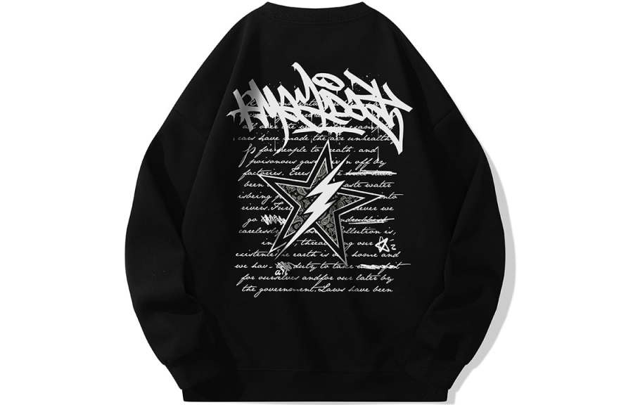 POLAR BEAR Sweatshirts Unisex Crew Neck Thickened Heavyweight