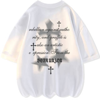 BEAR UNION T Shirts Unisex Crew Neck Thin
