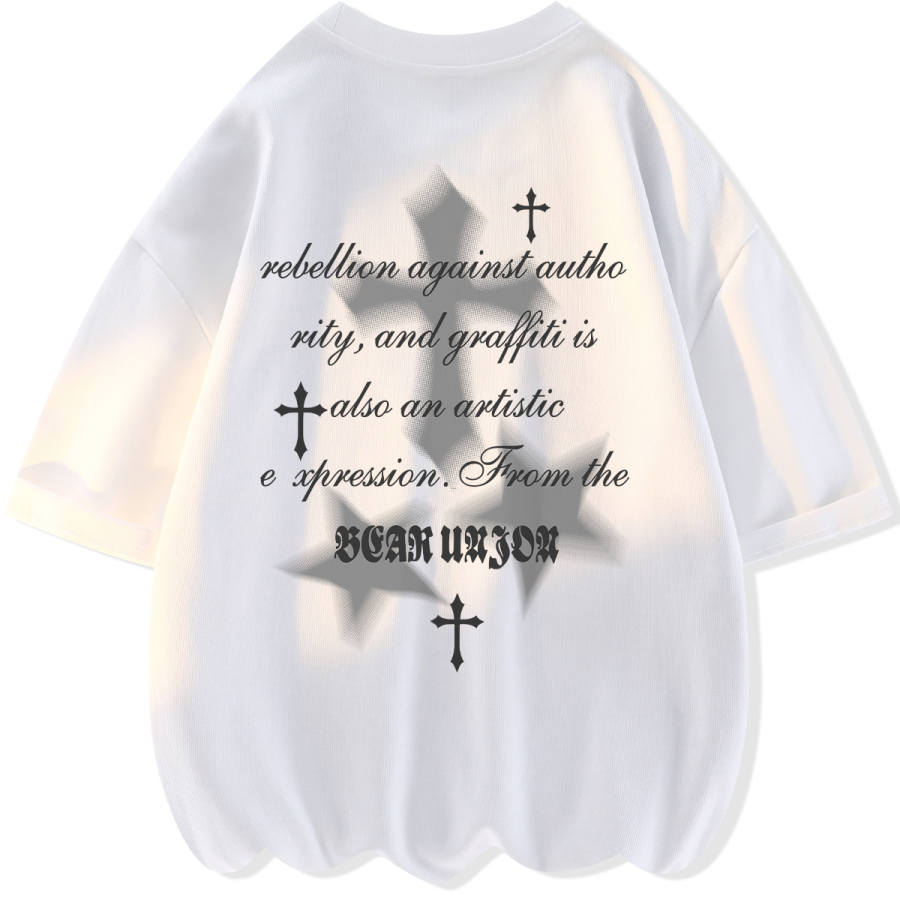 BEAR UNION T Shirts Unisex Crew Neck Thin