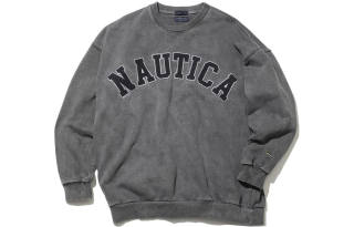 NAUTICA JAPAN Sweatshirts Men's Crew Neck Moderate Regular