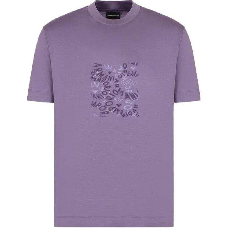 EMPORIO ARMANI SS24 T Shirt Men's Purple