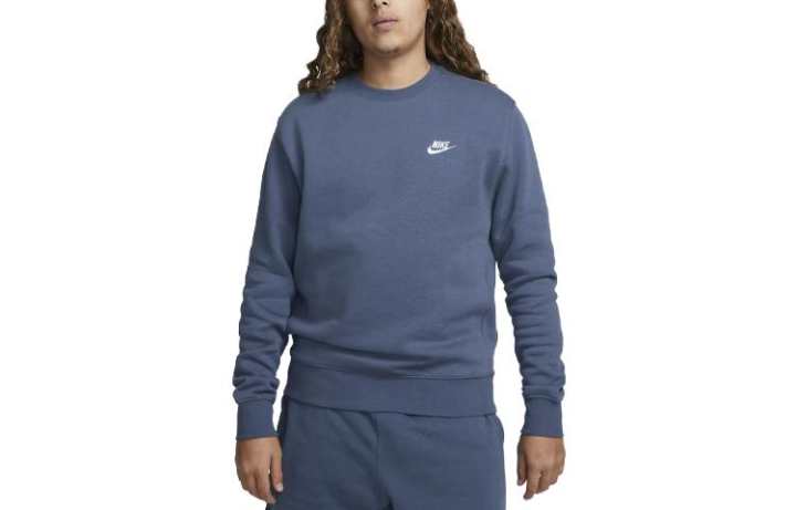 Nike Nike Sweatshirts Men's Diffused Blue Crew Neck Moderate Regular