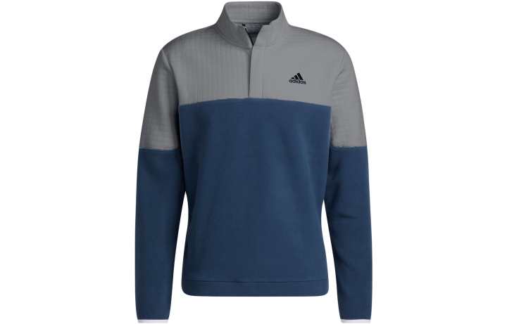 Adidas Adidas Sweatshirts Men's Blue Stand Collar Moderate Regular
