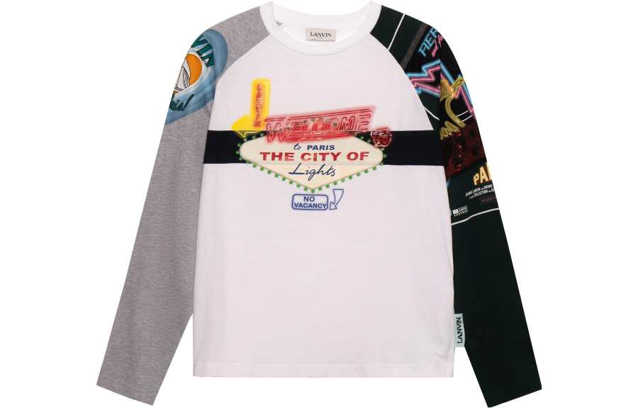 Lanvin Lanvin Sweatshirts Men's White Crew Neck Moderate