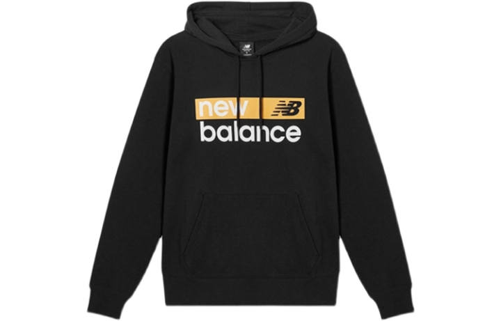 New Balance New Balance Sweatshirts Men's Black Hooded Moderate Regular