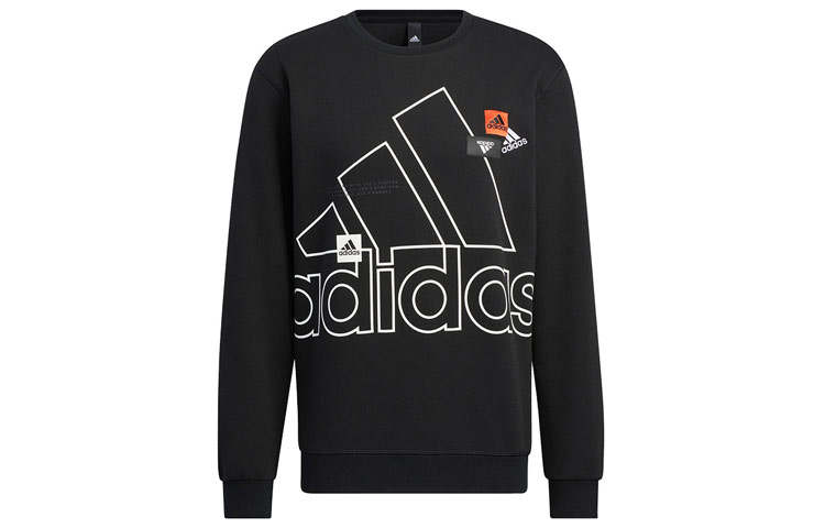 Adidas Adidas Sweatshirts Men's Black Crew Neck Moderate