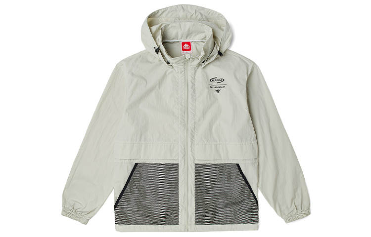 Kappa Kappa Hooded Cardigan Sweatshirt Spring Fall Men's