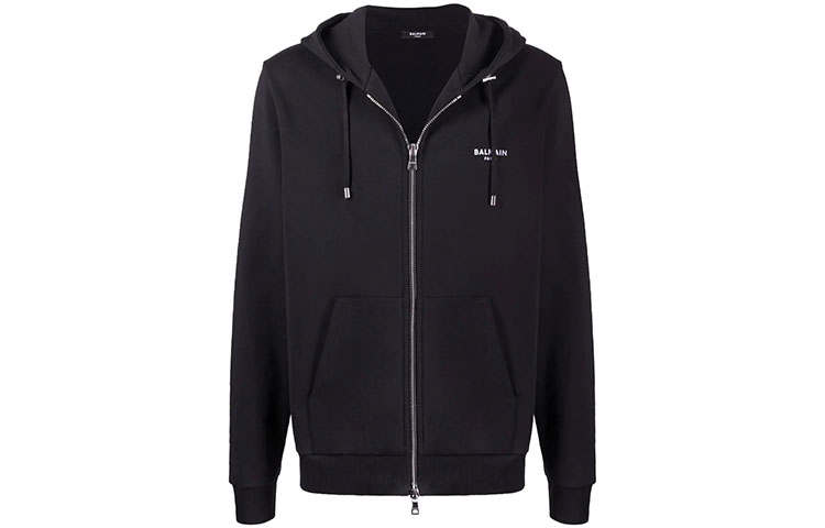 BALMAIN BALMAIN Sweatshirts Men's Black Hooded Moderate