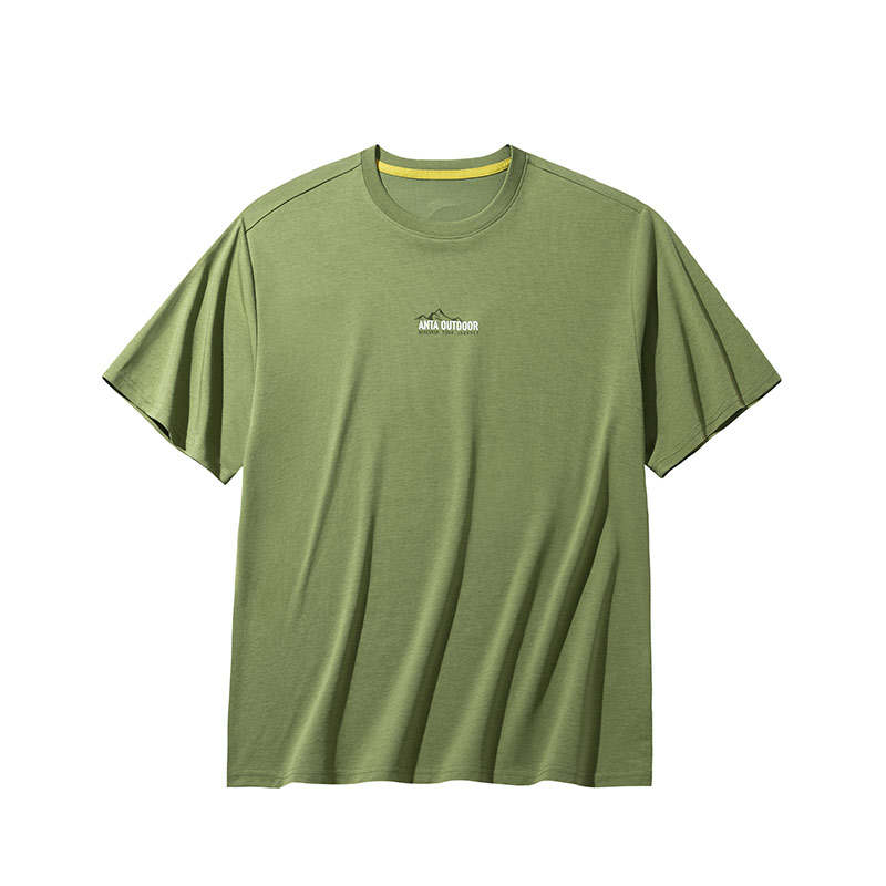 Anta T Shirt Men's Snail Turquoise Green