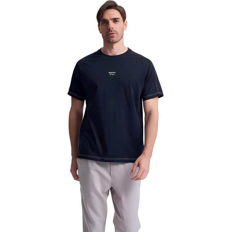 NAUTICA T Shirts Men's Crew Neck Moderate