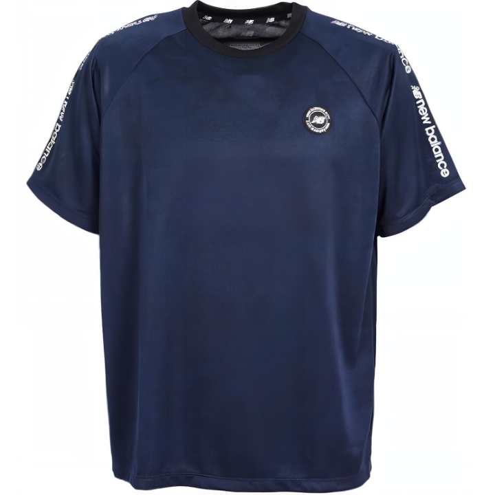 New Balance New Balance T Shirts Men's Navy Crew Neck Moderate Straight Fit
