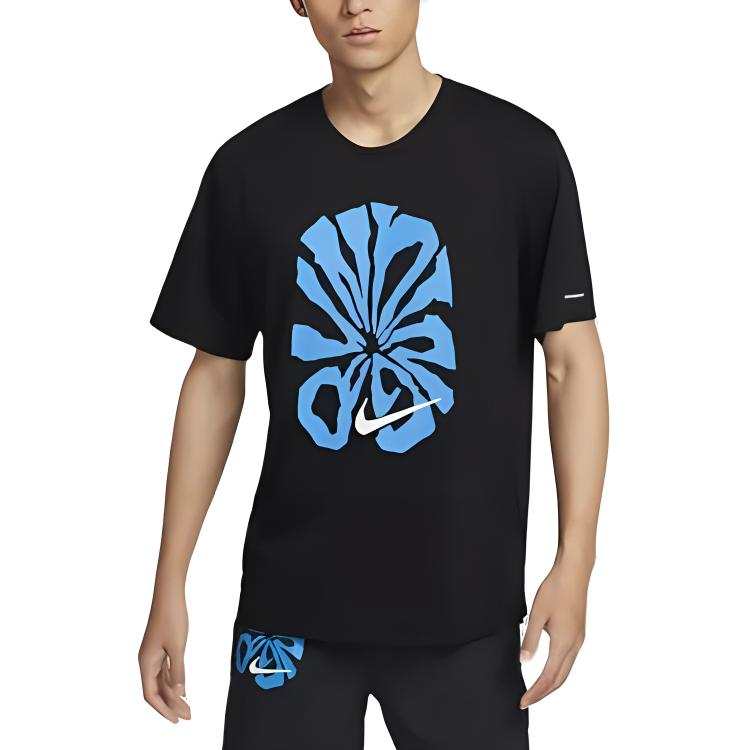 Nike Nike RISE 365 Run Energy T Shirt Men's Black/Mountain Peak White