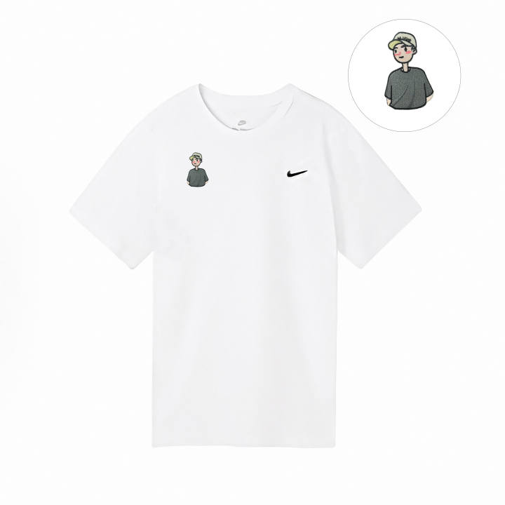 Nike Nike T Shirts Unisex White Crew Neck Moderate Straight Fit