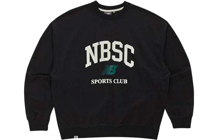New Balance New Balance Sweatshirts Unisex Black Crew Neck Moderate Regular