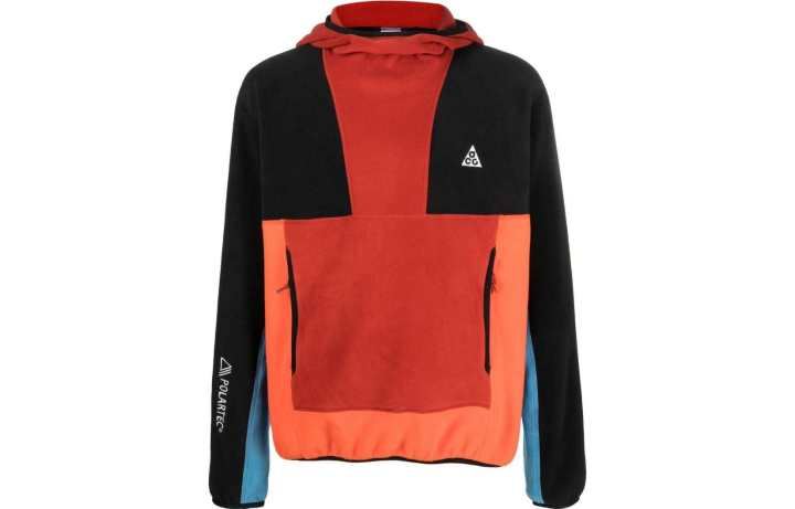 Nike Nike Sweatshirts Men's Orange Hooded Moderate Regular