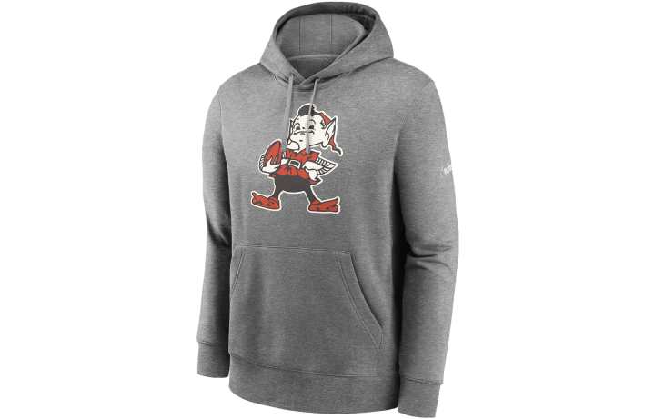 Nike Nike Cleveland Browns Rewind Club Logo Men's Nike Nfl Pullover Hoodie