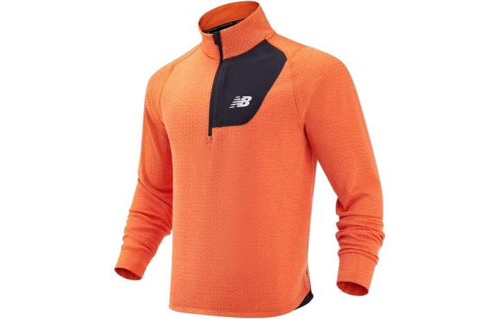 New Balance New Balance Heat Grid Sweatshirt Men's Orange