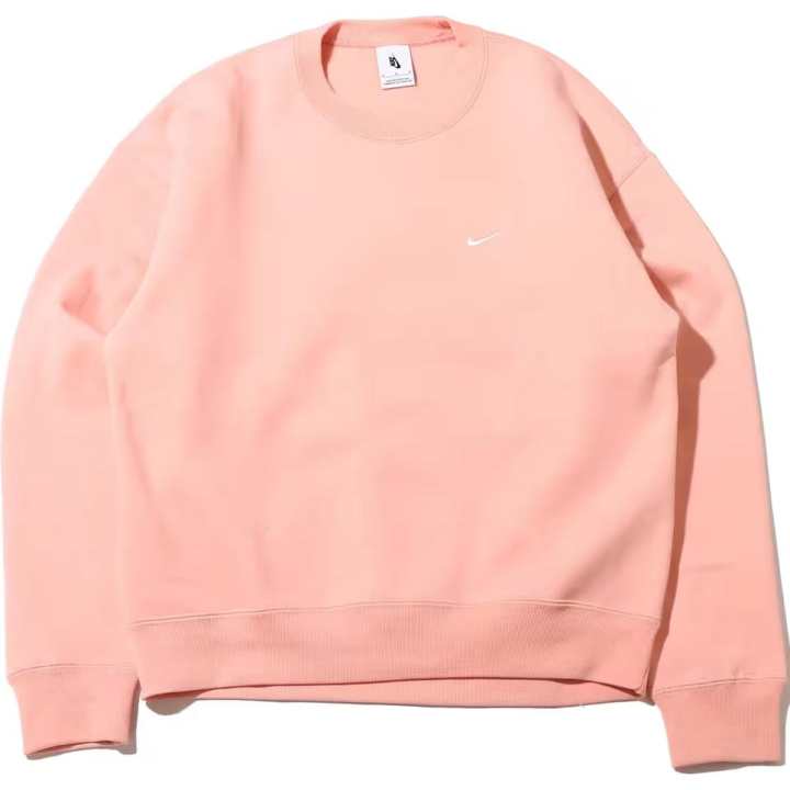 Nike Nike Sweatshirts Men's Pink Crew Neck Moderate Regular