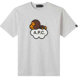 A.P.C Bape X A.P.C Kids Milo Cloud T shirt