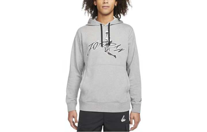 Jordan Jordan Sweatshirts Men's Gray Hooded Moderate Regular