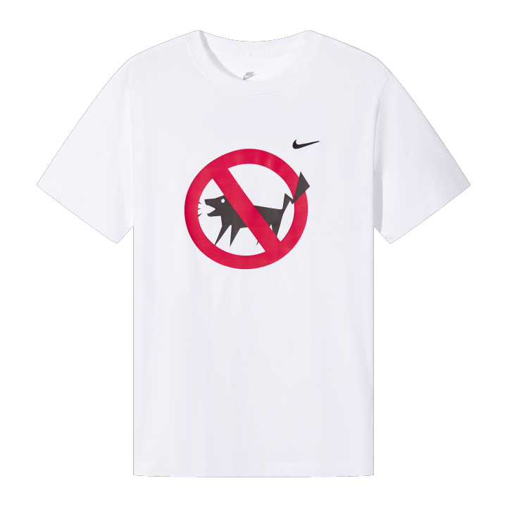 Nike Nike T Shirts Men's White Crew Neck Moderate Straight Fit
