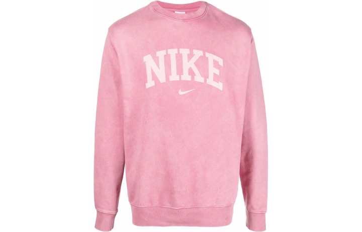 Nike Nike Sweatshirts Men's Pink Crew Neck Moderate Regular