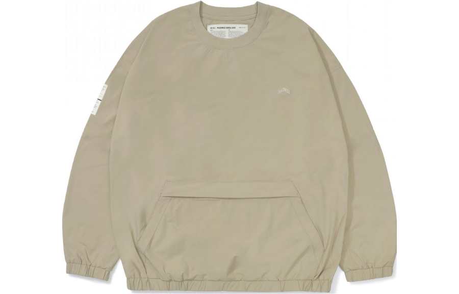 MADNESS Sweatshirts Unisex Khaki Crew Neck Moderate