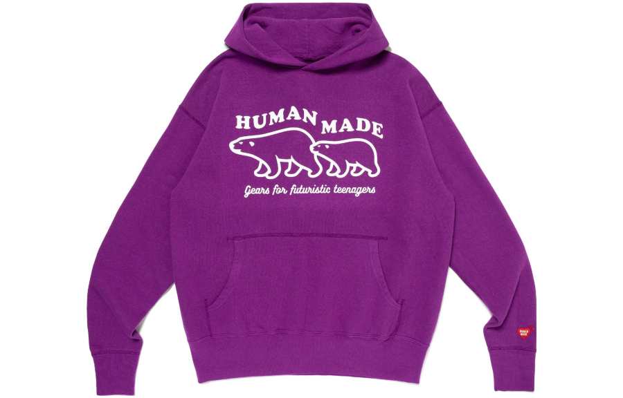 HUMAN MADE Human Made polar bear-print hoodie