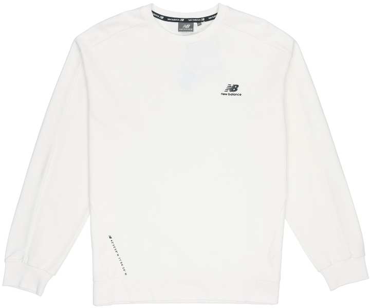 New Balance New Balance Sweatshirts Unisex White Crew Neck Moderate Regular