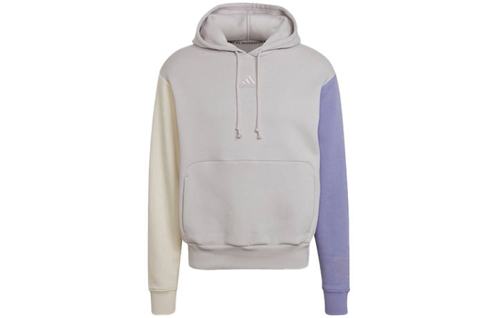 Adidas Adidas Sweatshirts Unisex Purple Hooded Moderate Plus Size