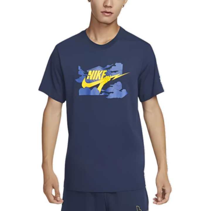 Nike Nike Club T Shirt Men's Dark Navy Blue