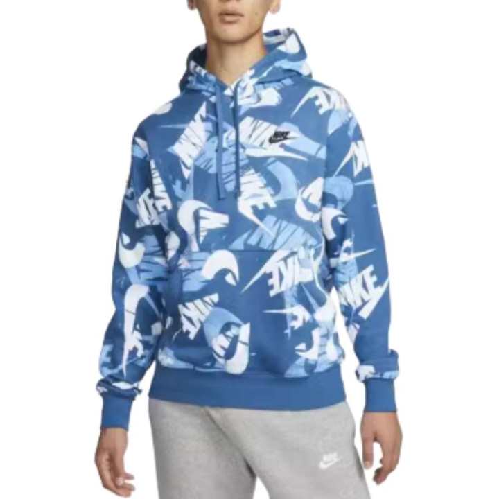 Nike Nike Sweatshirts Men's Blue Hooded Moderate Other