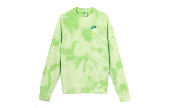 Nike Nike Sweatshirts Men's Bright Green Crew Neck Moderate Regular