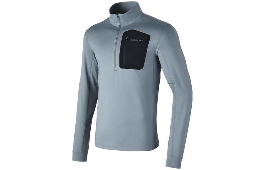 Skechers Sweatshirt Men's Trade Wind Gray