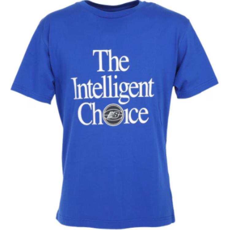 New Balance New Balance NB Hoops Essential T Shirt Men's Blue