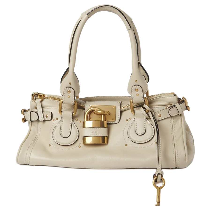 Chloé Chloe Leather Handbag Women's White