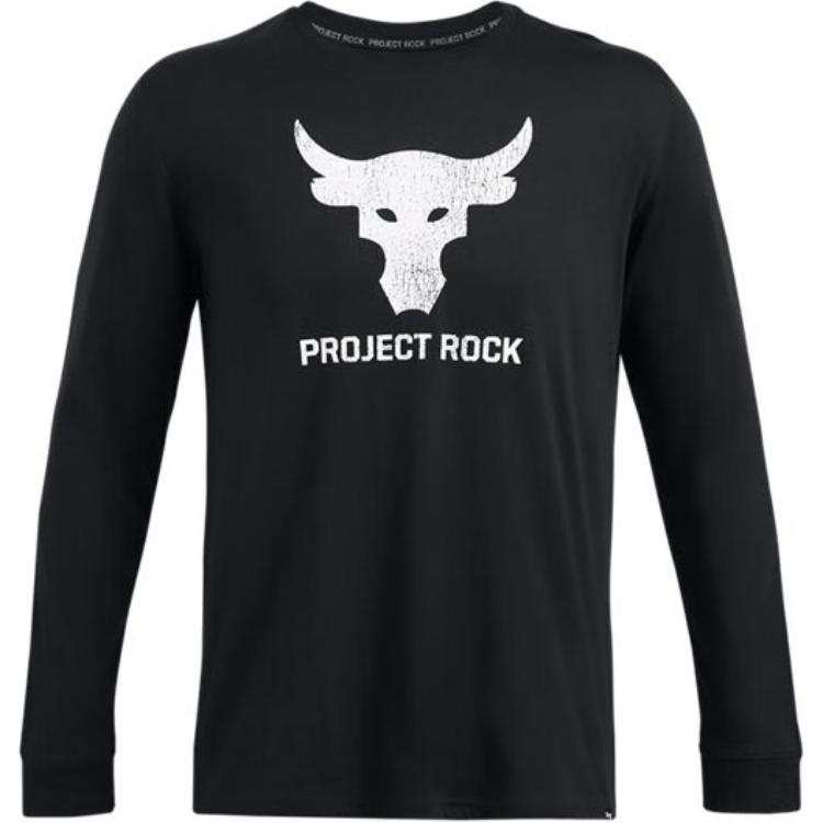 Under Armour Johnson Project Rock T Shirt Men's Black