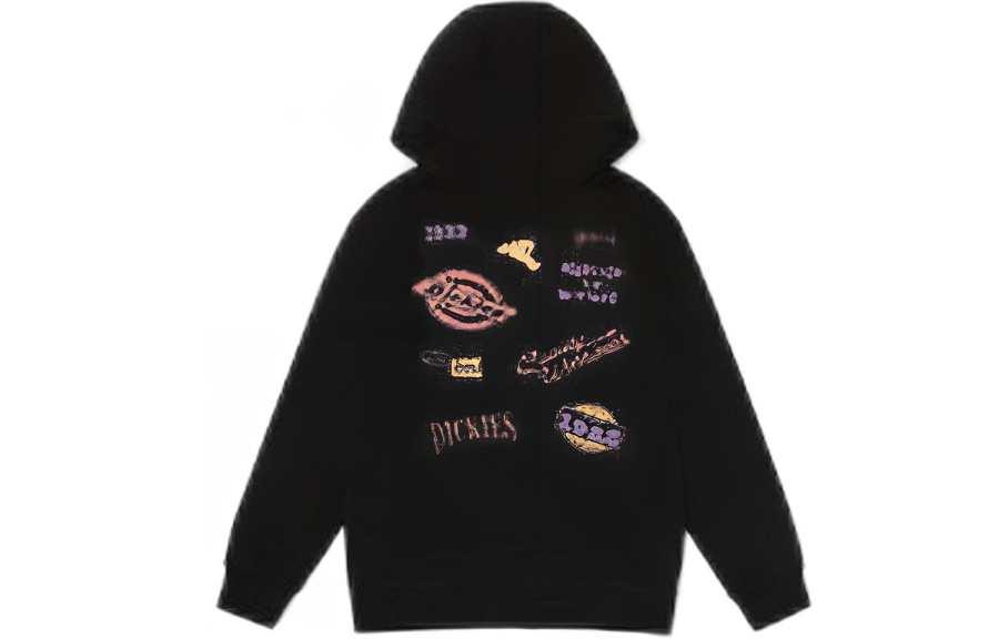 Dickies Sweatshirts Unisex Black Hooded Moderate Heavyweight