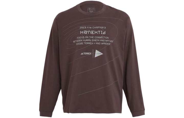 Adidas Adidas x And Wander Sweatshirt Japan Version Unisex Brown