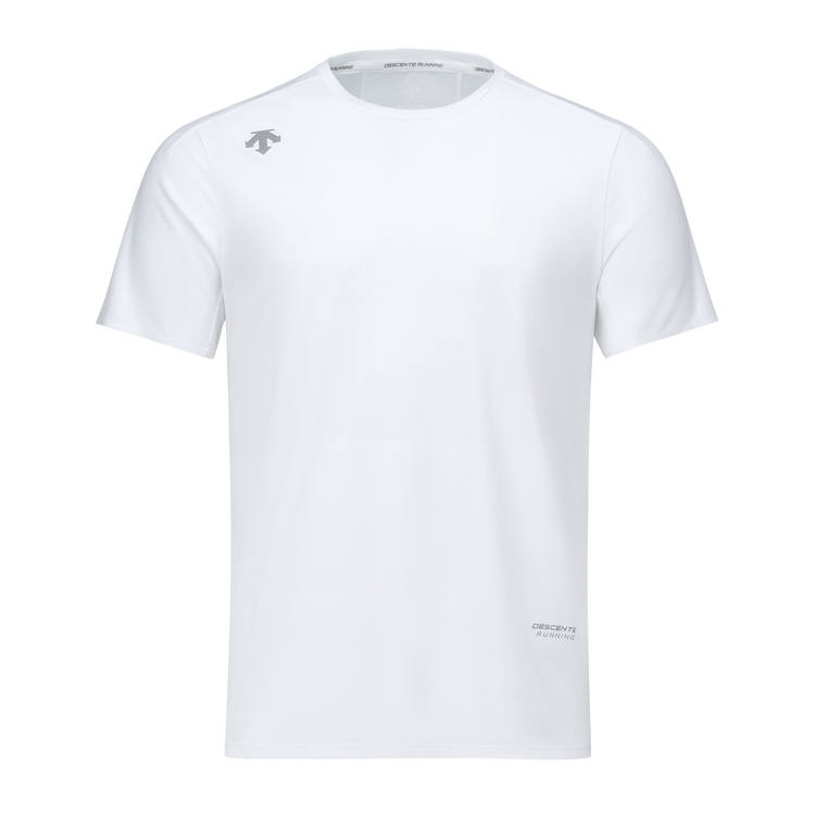 DESCENTE WOMENS RUNNING T Shirts Men's Crew Neck Moderate